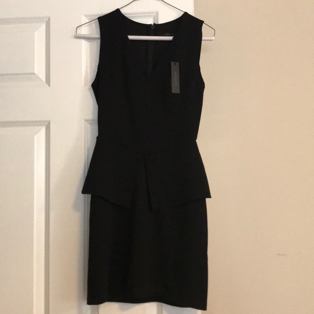 LBD Jared V Neck Peplum Dress